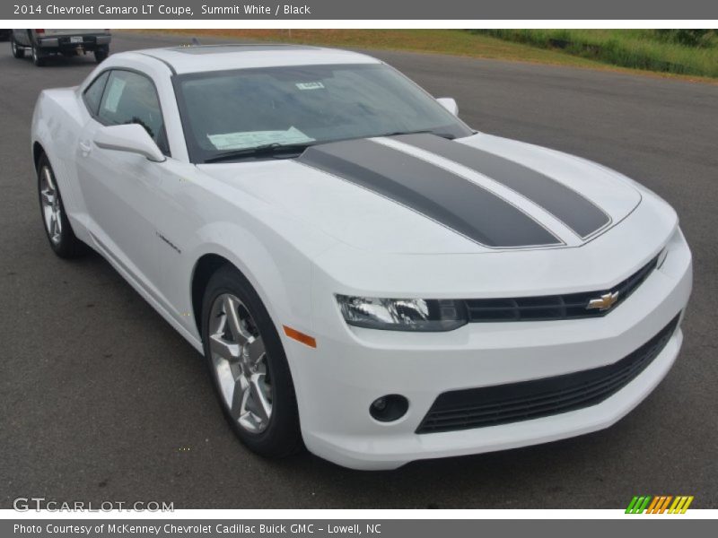 Summit White / Black 2014 Chevrolet Camaro LT Coupe