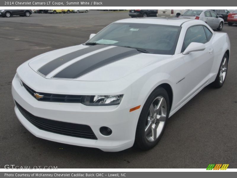 Summit White / Black 2014 Chevrolet Camaro LT Coupe