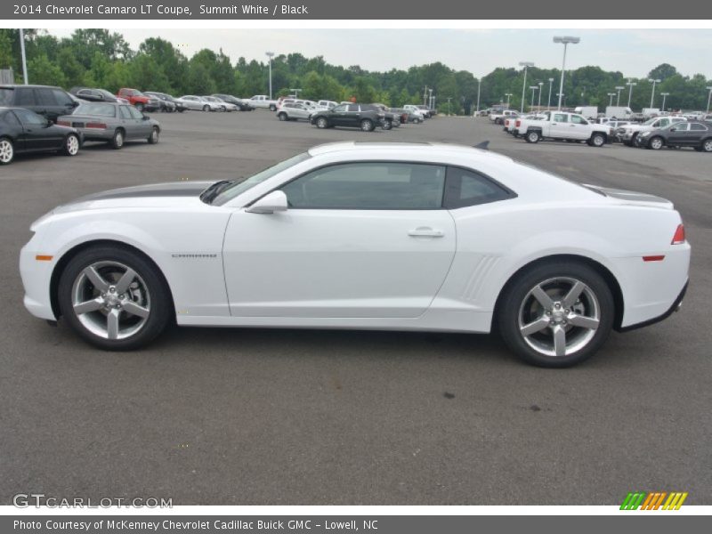 Summit White / Black 2014 Chevrolet Camaro LT Coupe