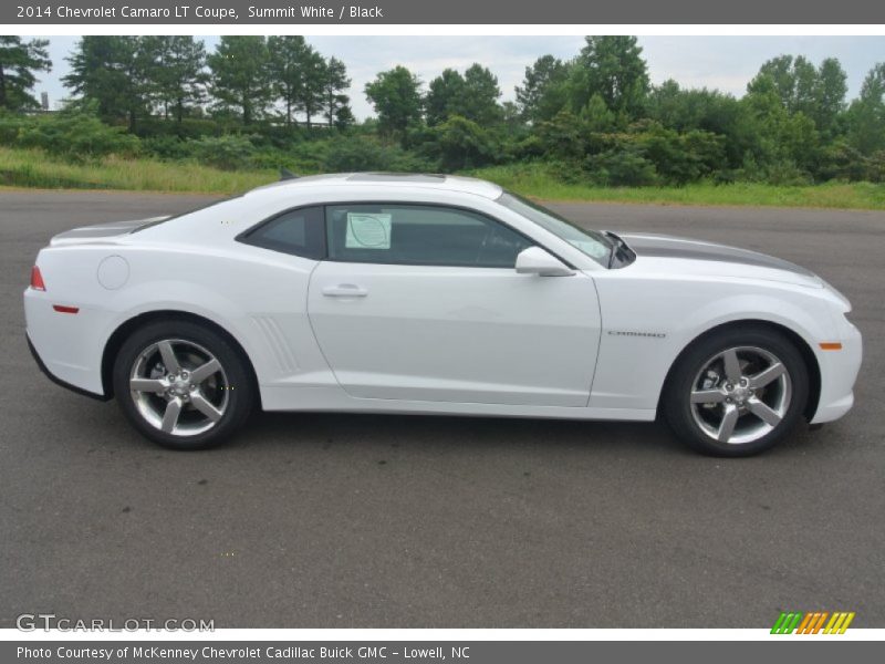 Summit White / Black 2014 Chevrolet Camaro LT Coupe