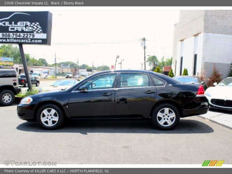 Black / Ebony Black 2008 Chevrolet Impala LS