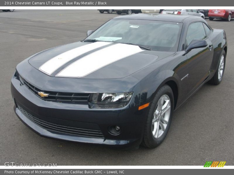 Blue Ray Metallic / Black 2014 Chevrolet Camaro LT Coupe