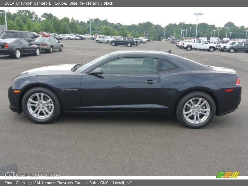 Blue Ray Metallic / Black 2014 Chevrolet Camaro LT Coupe