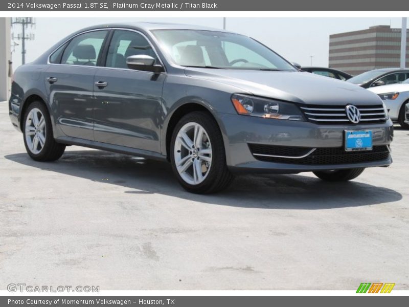 Platinum Gray Metallic / Titan Black 2014 Volkswagen Passat 1.8T SE