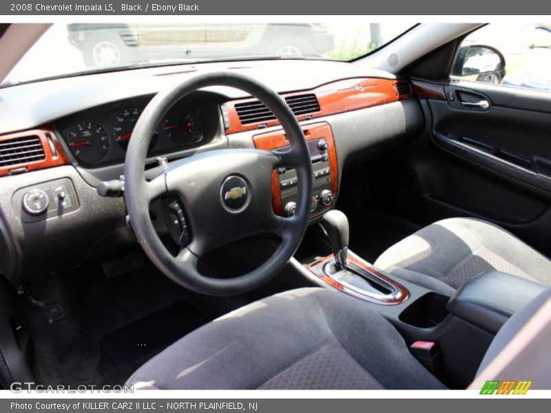 Black / Ebony Black 2008 Chevrolet Impala LS