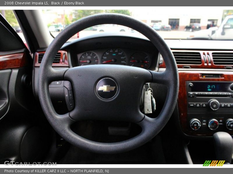 Black / Ebony Black 2008 Chevrolet Impala LS