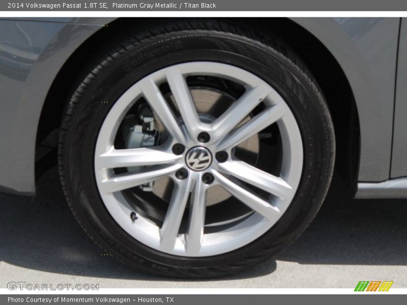 Platinum Gray Metallic / Titan Black 2014 Volkswagen Passat 1.8T SE