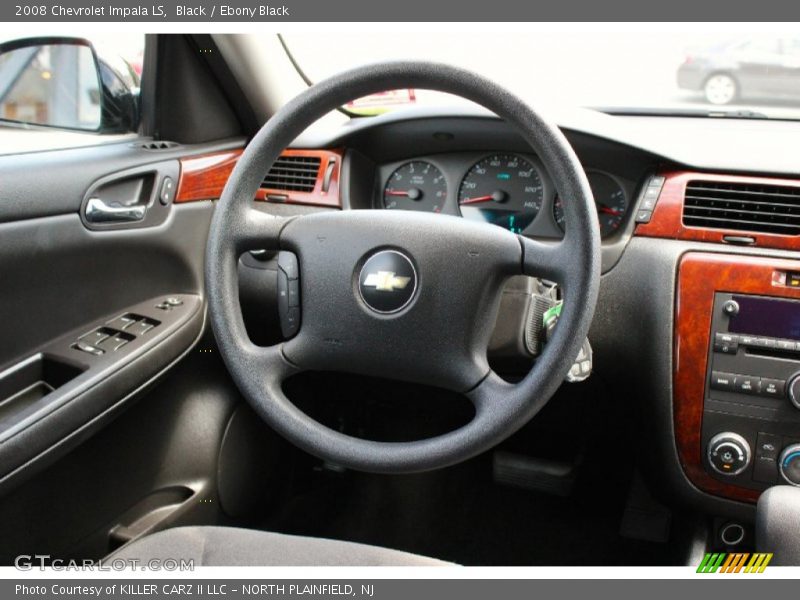 Black / Ebony Black 2008 Chevrolet Impala LS