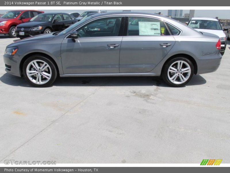 Platinum Gray Metallic / Titan Black 2014 Volkswagen Passat 1.8T SE