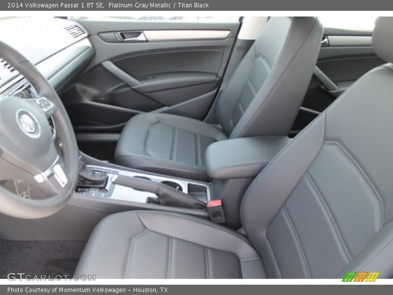 Platinum Gray Metallic / Titan Black 2014 Volkswagen Passat 1.8T SE