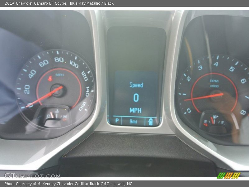 Blue Ray Metallic / Black 2014 Chevrolet Camaro LT Coupe