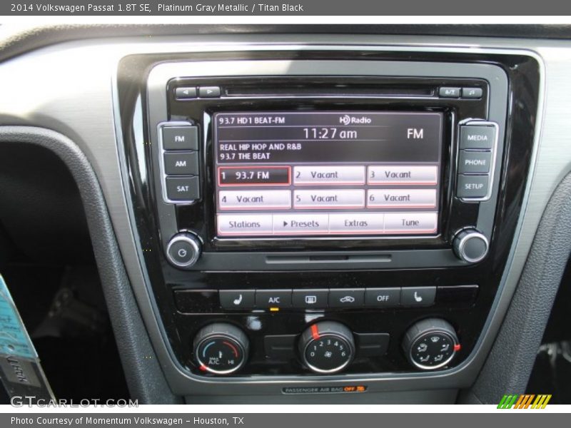 Platinum Gray Metallic / Titan Black 2014 Volkswagen Passat 1.8T SE