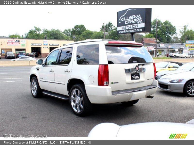 White Diamond / Cashmere/Cocoa 2010 Cadillac Escalade Hybrid AWD