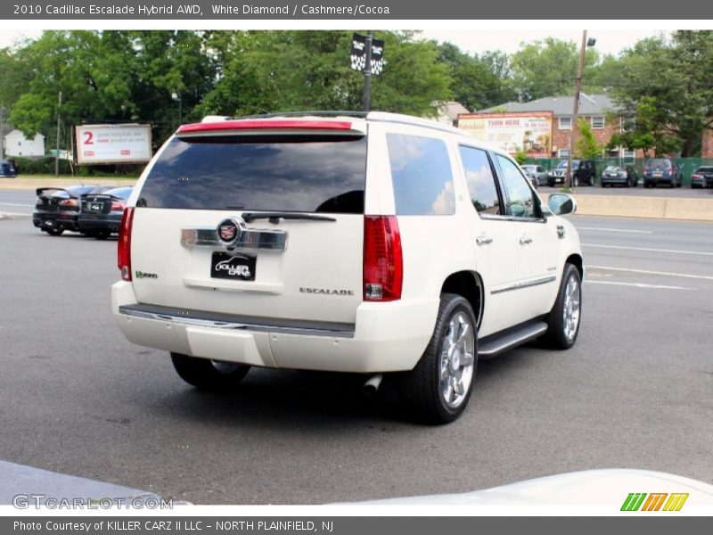 White Diamond / Cashmere/Cocoa 2010 Cadillac Escalade Hybrid AWD
