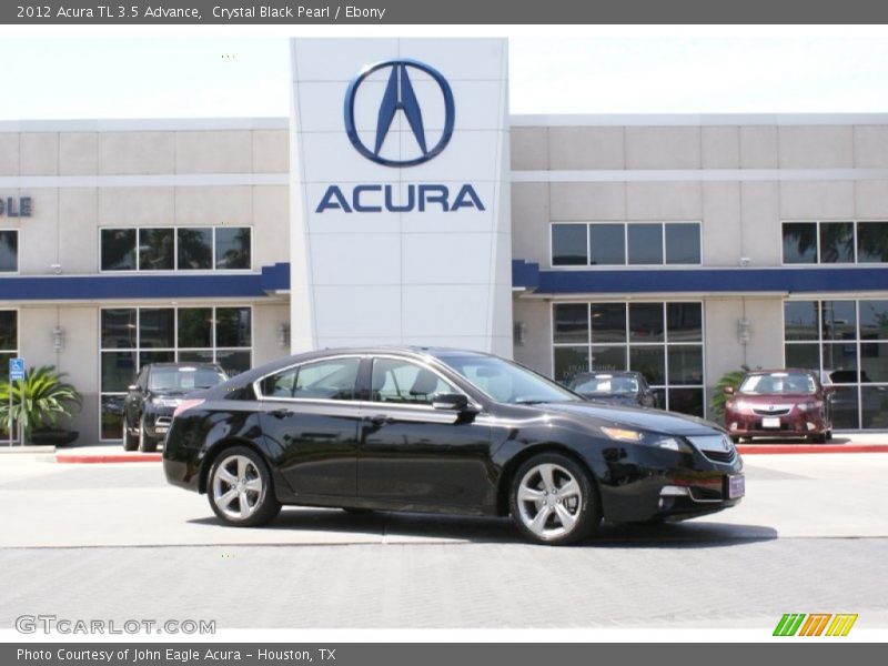 Crystal Black Pearl / Ebony 2012 Acura TL 3.5 Advance