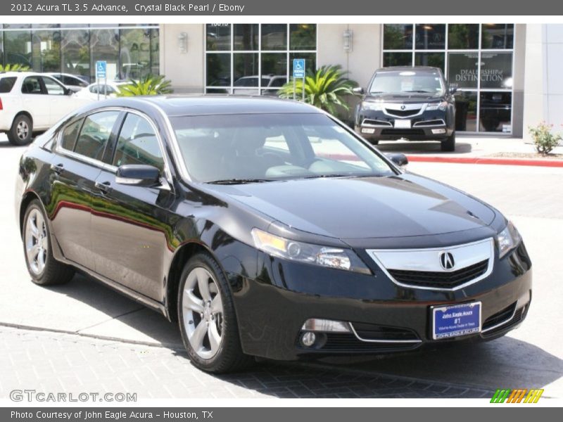 Crystal Black Pearl / Ebony 2012 Acura TL 3.5 Advance