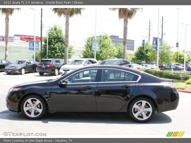Crystal Black Pearl / Ebony 2012 Acura TL 3.5 Advance