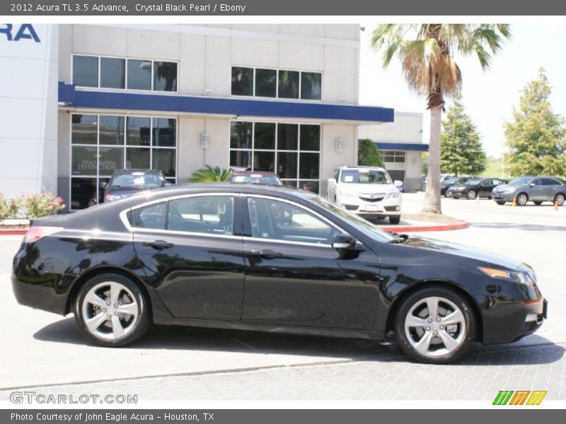 Crystal Black Pearl / Ebony 2012 Acura TL 3.5 Advance