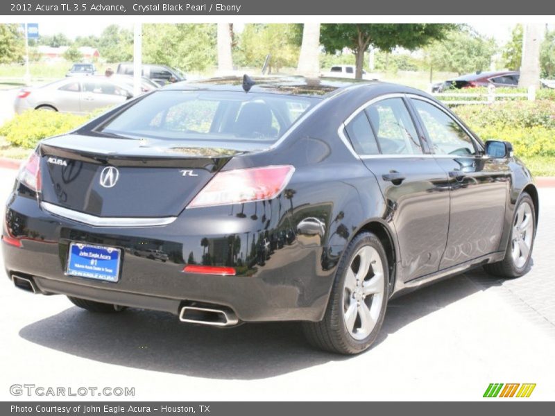 Crystal Black Pearl / Ebony 2012 Acura TL 3.5 Advance