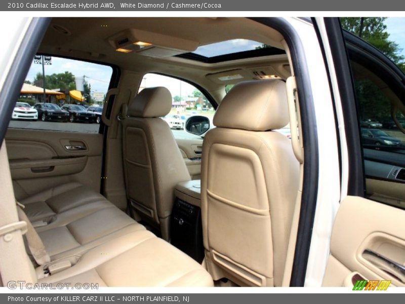 White Diamond / Cashmere/Cocoa 2010 Cadillac Escalade Hybrid AWD