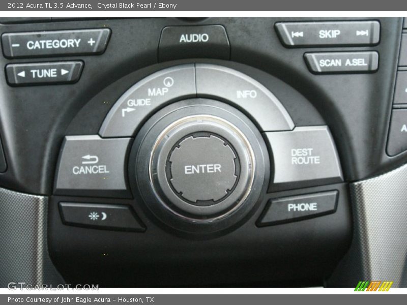 Crystal Black Pearl / Ebony 2012 Acura TL 3.5 Advance