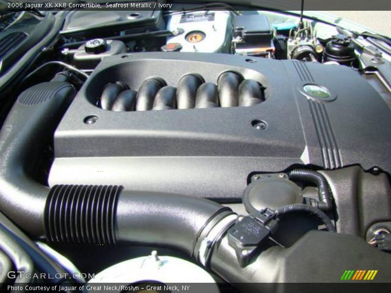 Seafrost Metallic / Ivory 2006 Jaguar XK XK8 Convertible