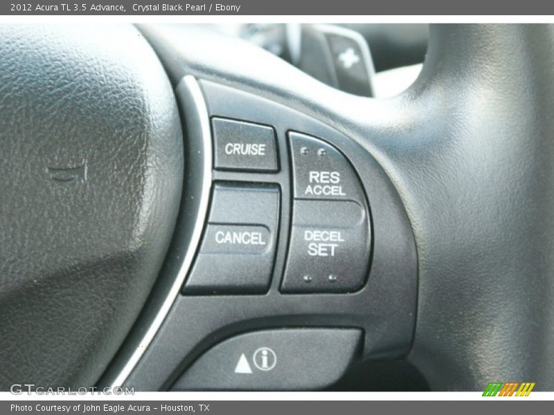 Crystal Black Pearl / Ebony 2012 Acura TL 3.5 Advance