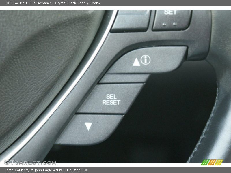 Crystal Black Pearl / Ebony 2012 Acura TL 3.5 Advance