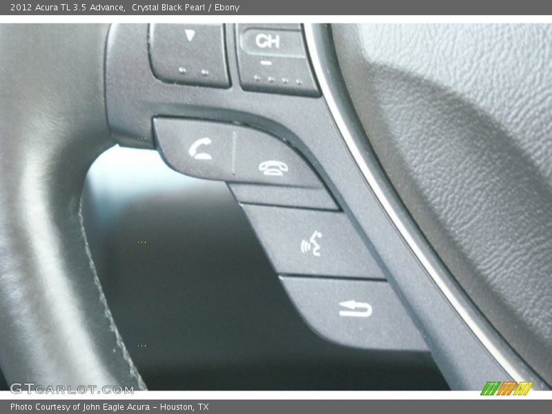 Crystal Black Pearl / Ebony 2012 Acura TL 3.5 Advance