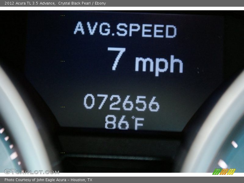Crystal Black Pearl / Ebony 2012 Acura TL 3.5 Advance