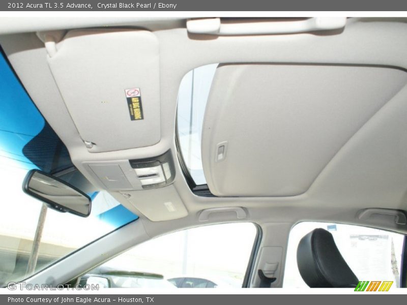 Crystal Black Pearl / Ebony 2012 Acura TL 3.5 Advance