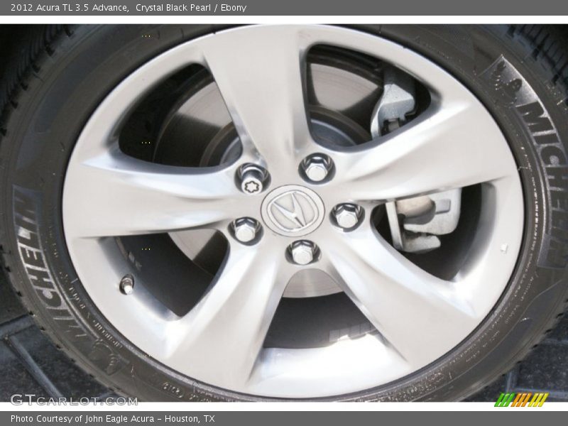 Crystal Black Pearl / Ebony 2012 Acura TL 3.5 Advance