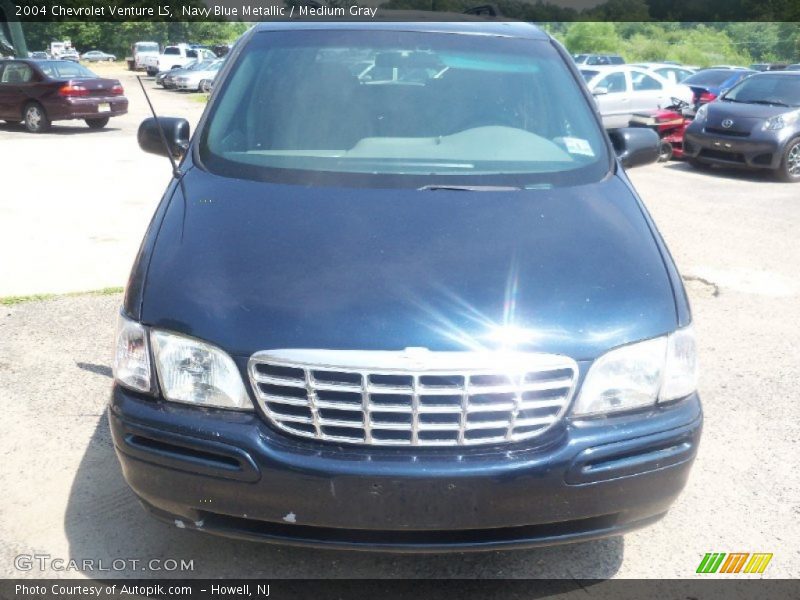 Navy Blue Metallic / Medium Gray 2004 Chevrolet Venture LS