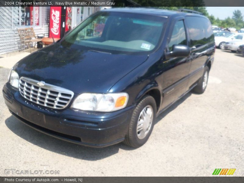 Navy Blue Metallic / Medium Gray 2004 Chevrolet Venture LS