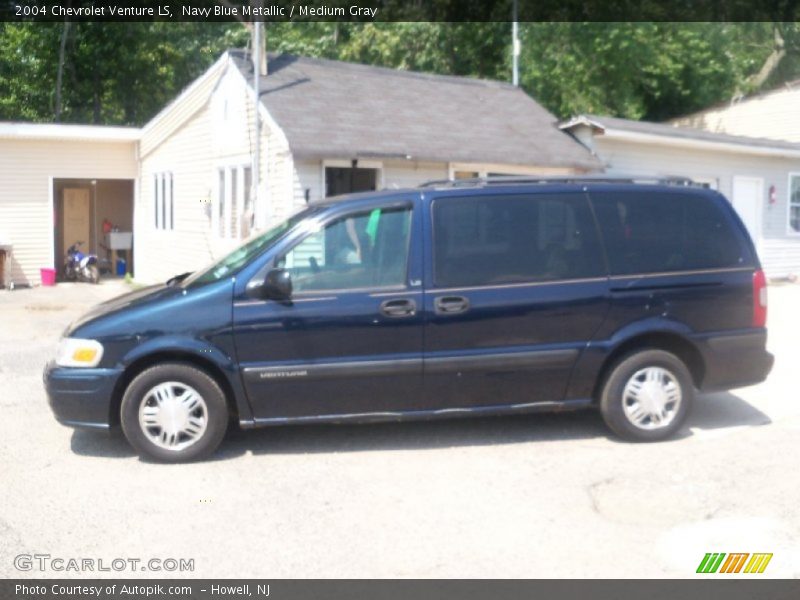 Navy Blue Metallic / Medium Gray 2004 Chevrolet Venture LS