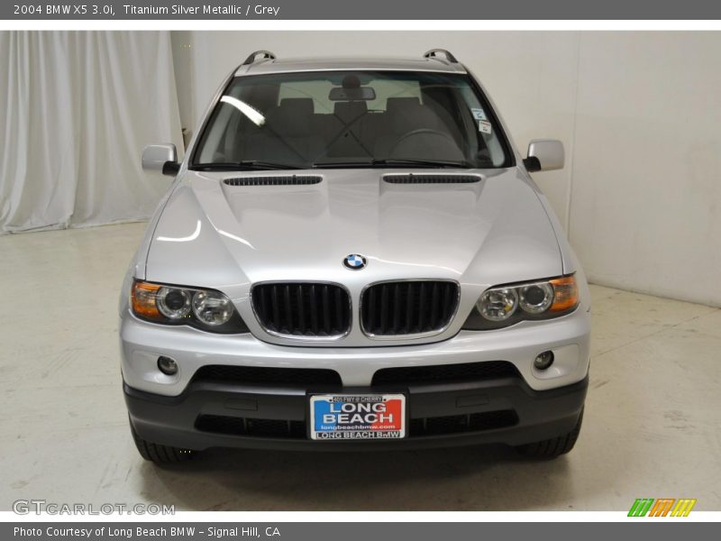 Titanium Silver Metallic / Grey 2004 BMW X5 3.0i