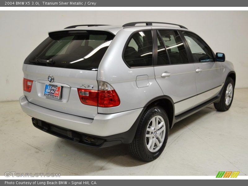 Titanium Silver Metallic / Grey 2004 BMW X5 3.0i