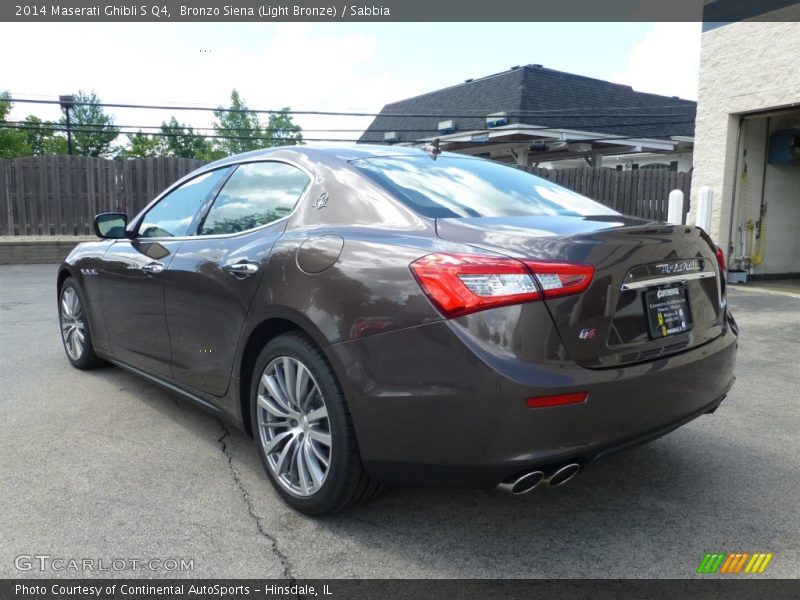 Bronzo Siena (Light Bronze) / Sabbia 2014 Maserati Ghibli S Q4