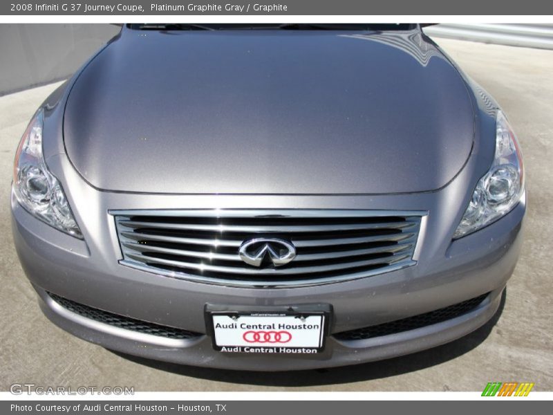 Platinum Graphite Gray / Graphite 2008 Infiniti G 37 Journey Coupe