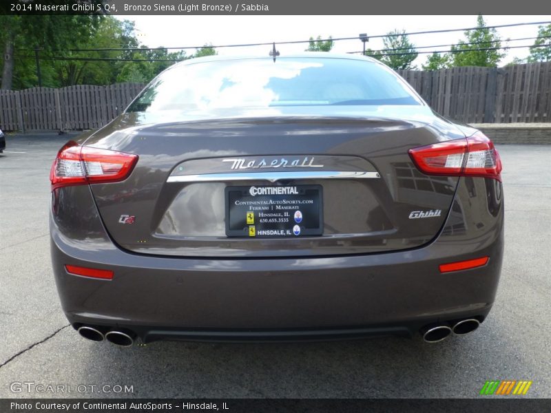 Bronzo Siena (Light Bronze) / Sabbia 2014 Maserati Ghibli S Q4