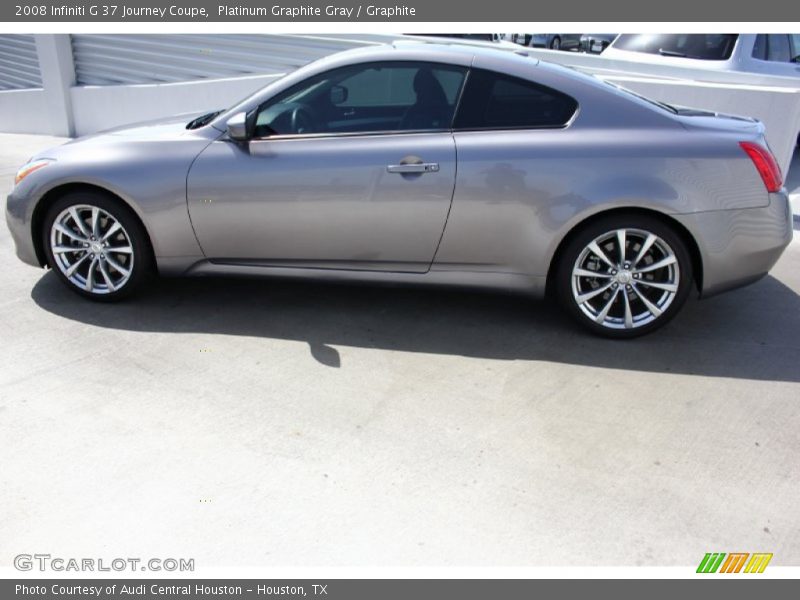Platinum Graphite Gray / Graphite 2008 Infiniti G 37 Journey Coupe