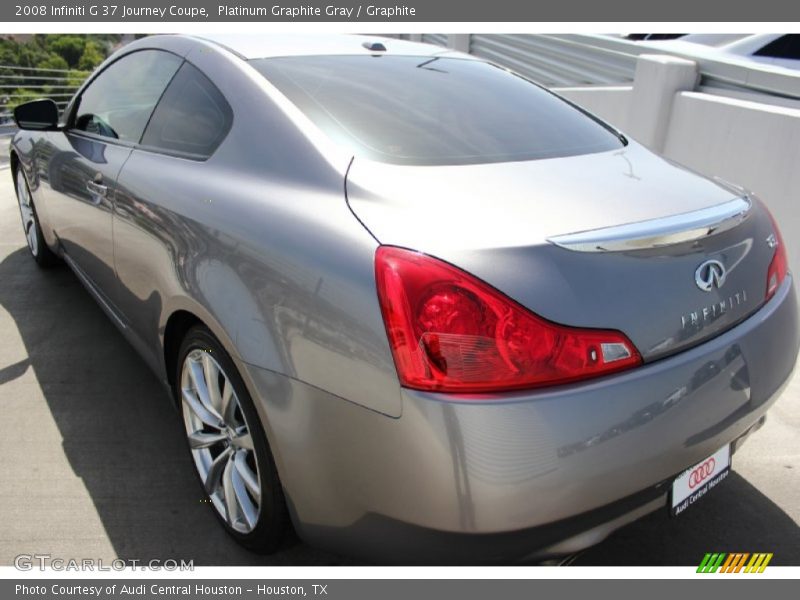 Platinum Graphite Gray / Graphite 2008 Infiniti G 37 Journey Coupe