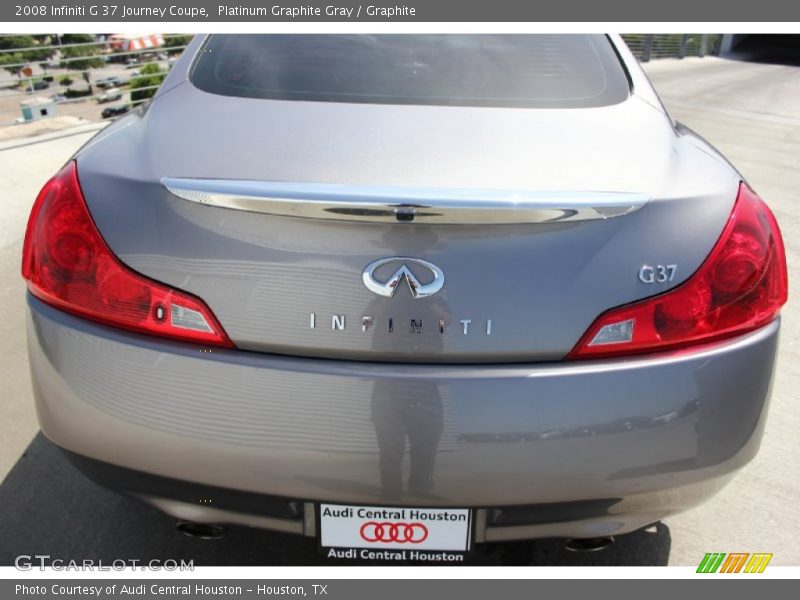 Platinum Graphite Gray / Graphite 2008 Infiniti G 37 Journey Coupe