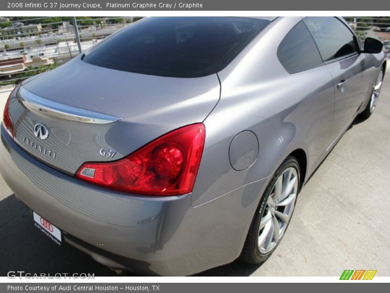 Platinum Graphite Gray / Graphite 2008 Infiniti G 37 Journey Coupe