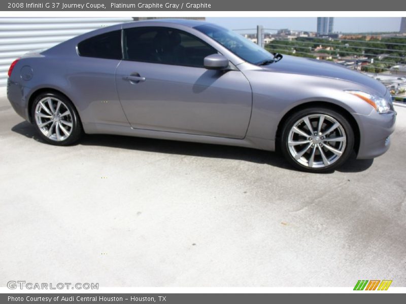 Platinum Graphite Gray / Graphite 2008 Infiniti G 37 Journey Coupe