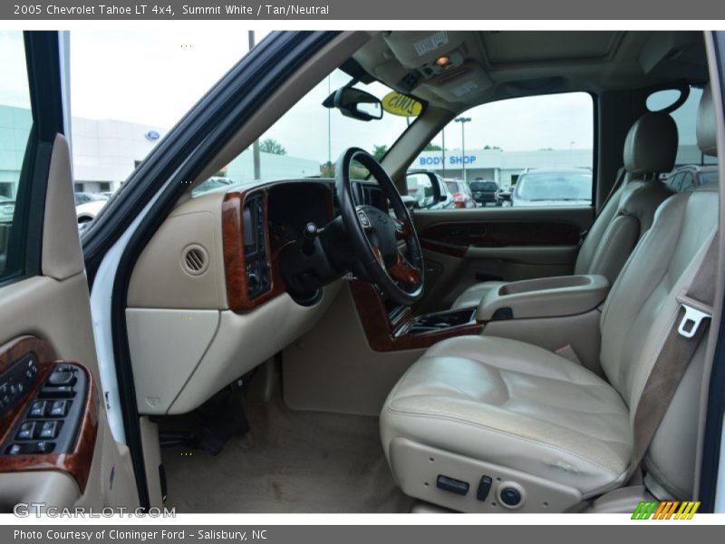 Summit White / Tan/Neutral 2005 Chevrolet Tahoe LT 4x4