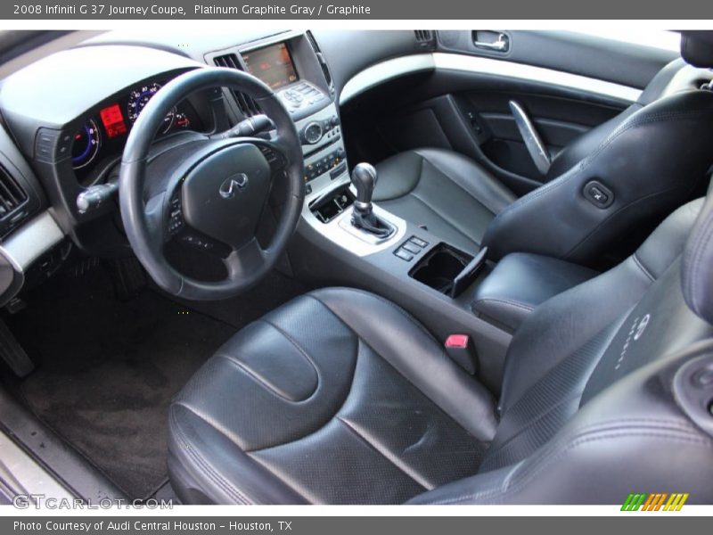 Platinum Graphite Gray / Graphite 2008 Infiniti G 37 Journey Coupe