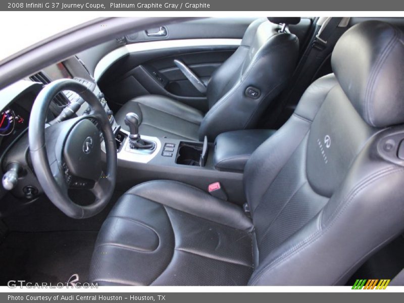 Platinum Graphite Gray / Graphite 2008 Infiniti G 37 Journey Coupe