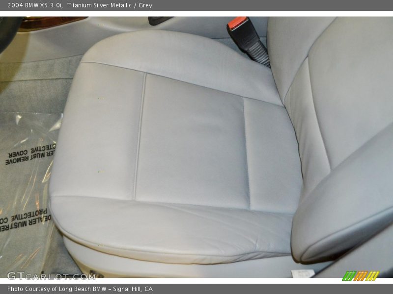 Titanium Silver Metallic / Grey 2004 BMW X5 3.0i