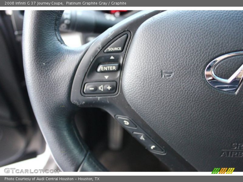 Platinum Graphite Gray / Graphite 2008 Infiniti G 37 Journey Coupe
